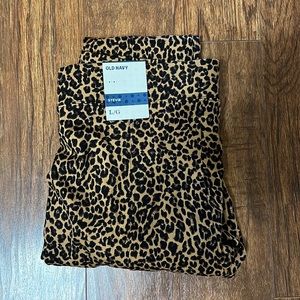 Large leopard pixie pants